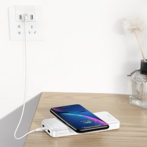 eng pl Baseus M36 Wireless Charger Power Bank Qi 10000 mAh with Wireless Charging white PPALL M3602 46694 13