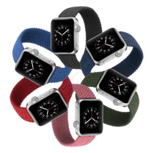 Solo Loop Apple Watch Band Braided Nylon Elastic Breathable Remove Strap for Smart Watch 4 5 6 Se 40mm 44mm Solo Loop
