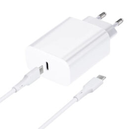 Forcell Charger 25W PD QC 4.0 with Cable Type-C to Type-C