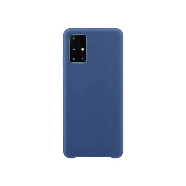 1672083654 Rubber Cover for Samsung Galaxy S21 Ultra 5G blue