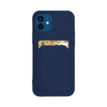 Card Case Silicone for iPhone 11 Pro Max Blue
