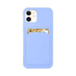 Card Case Silicone for Samsung Galaxy S21 Ultra Purple
