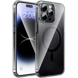 hoco case iphone 15 pro max clear black