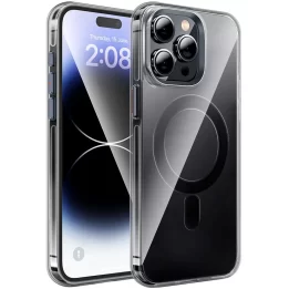 Hoco Magsafe Case iPhone 15 Pro Max Clear Black