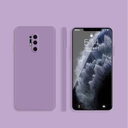 Purple Silicone Case OnePlus 8 Pro