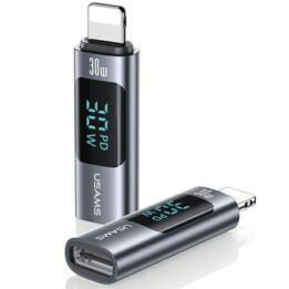 USAMS USB-C / Lightning Adapter 30W