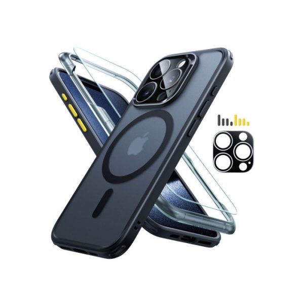 1718749007 esr classic pro set halolock magsafe apple iphone 15 pro max frosted black