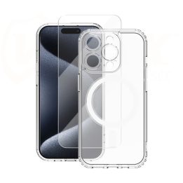 iPhone 12 Pro Set Magsafe Case + Tempered Glass Clear