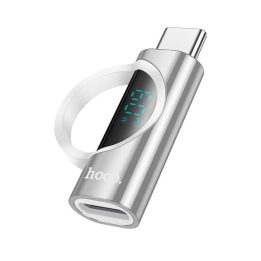 Hoco adapter Type C to Lightning 60W UA32A Silver