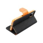 Canvas Book Case Samsung A71 Black