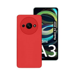 Xiaomi Redmi A3 Silicone Case Red