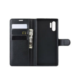 Samsung Note 10+ Plus Wallet Case Black