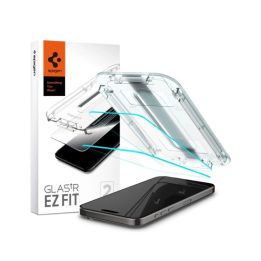 Spigen GLAS.tR ez Fit Apple iPhone 15 Pro [2 Pack]