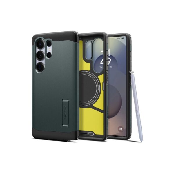 1738864218 Spigen20Tough20Armor20MagSafe20Case20for20Samsung20Galaxy20S2520Ultra20 20Green
