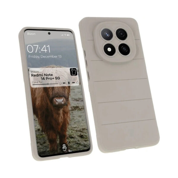 1741439053 bizon case tur xiaomi redmi note 14 pro plus 5g light grey