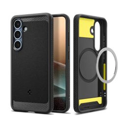 Spigen Rugged Armor Mag Case for Samsung Galaxy S25 Plus Black