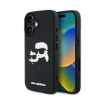 Karl Lagerfeld HC 3D Rubber Double Heads Apple iPhone 16 black