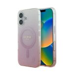 Guess Apple iPhone 16 IML Glitter Gradient MagSafe pink