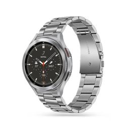 Tech-Protect Stainless Bracelet for Samsung Galaxy Watch 4 / 5 / 5 Pro / 6 / 7 / FE Silver