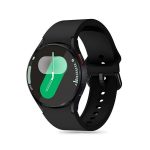 Tech-Protect Silicone Strap for Samsung Galaxy Watch 4 / 5 / 5 Pro / 6 / 7 / FE Black