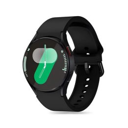 Tech-Protect Silicone Strap for Samsung Galaxy Watch 4 / 5 / 5 Pro / 6 / 7 / FE Black