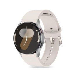 Tech-Protect Silicone Strap for Samsung Galaxy Watch 4 / 5 / 5 Pro / 6 / 7 / FE Starlight