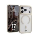 Bizon Case MatteO Magnetic Apple iPhone 17 Pro Smoky Beige