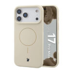 Bizon Soft Case Magnetic iPhone 17 Pro Max Beige
