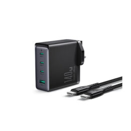 Joyroom GaN Charger UK Plug 140W with USB-C to USB-C Cable