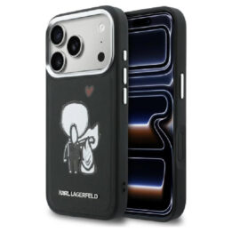 Karl Lagerfeld Karl & Choupette MagSafe iPhone 17 Pro Max Black