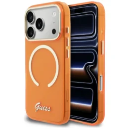 Guess IML Metal MagSafe Apple iPhone 17 Pro Max Orange