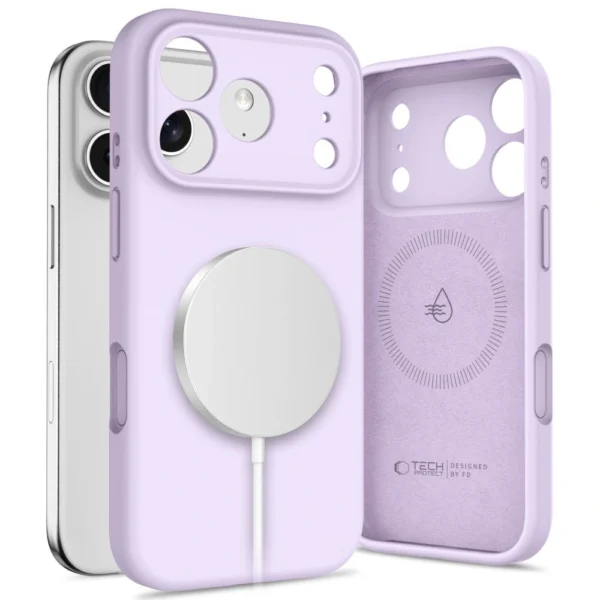 1778509256 tech protect silicone magsafe apple iphone 17 pro mauve