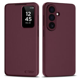 Tech-Protect Smart Wallet Samsung Galaxy S26+ Burgundy