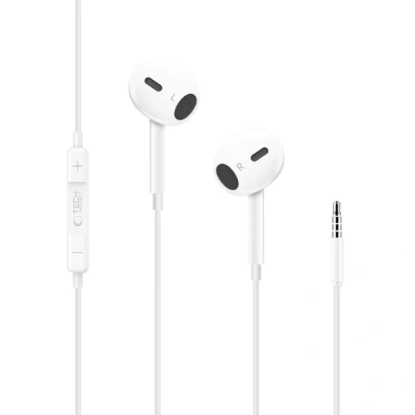 Tech-Protect Ultraboost Mini Jack Earphone-White-2 Tech Protect Ultraboost Mini Jack Earphone White 2
