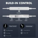 Tech-Protect Ultraboost Mini Jack Earphone-White-5
