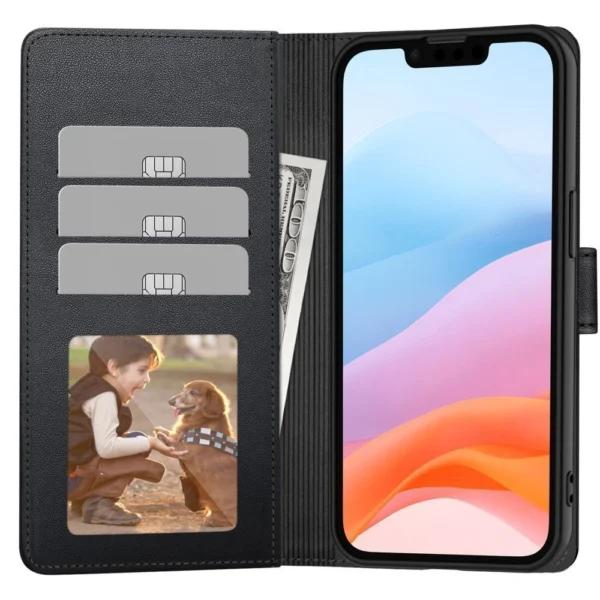 Tech Protect Wallet Xiaomi Redmi 15 Black 2