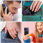 Universal Magnetic Card Holder Black-2