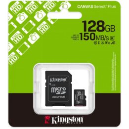 Micro SDXC Memory Card Kingston Canvas Select Plus 128GB