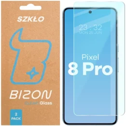 Bizon Glass Clear Duo Google Pixel 8 Pro [2 PACK]