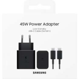 Samsung Charger 45W + USB-C Cable Black
