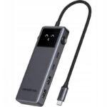 USB-C Hub UGREEN Uno, 2 x USB-A 3.2 - 3 x USB-C - 1 x HDMI Grey