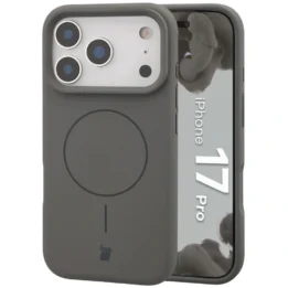 Bizon Soft Case Magnetic Apple iPhone 17 Pro graphite