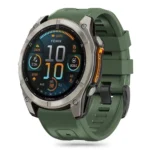 Tech-Protect Silicone Strap Garmin Fenix 5S-5S-PLUS-6S-6S-Pro 7S-8-43MM-Green