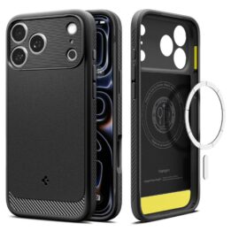 Spigen Rugged Armor Mag MagSafe Apple iPhone 17 Pro Black