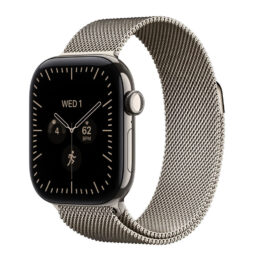 Apple Watch Series 12 Milanese Loop 42mm Titamium Cellular Natural