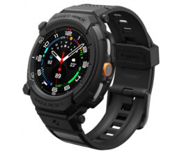 Spigen Rugged Armor Pro Case Samsung Galaxy Watch8 Classic Matte Black