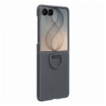 Samsung Z Flip 8 Silicone Magnetic Ring Cover Graphite