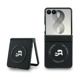 Karl Lagerfeld Karl & Choupette Head Pin Samsung Galaxy Z Flip 8 Black