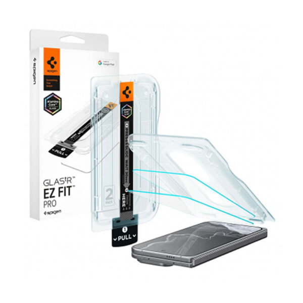 1790161140 spigen 2 pack glas tr ez fit pro google pixel 11 pro fold clear