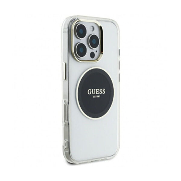 Guess-iPhone-16-Pro-Max-IML-Metal-Colored-Circle-MagSafe-Black-2 Guess iPhone 16 Pro Max IML Metal Colored Circle MagSafe Black